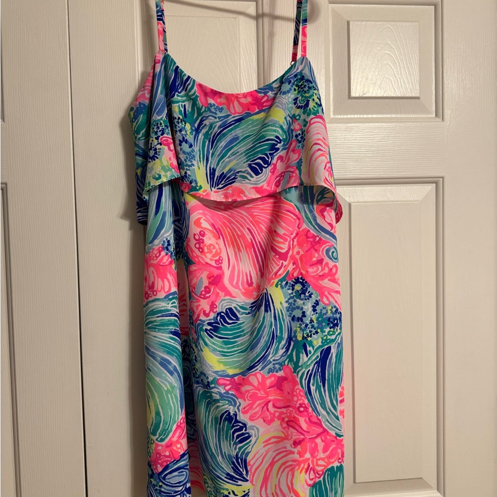 Lilly Pulitzer Colorful Sleeveless Dress Size L